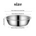 Zayin Dog Bowl, Stainless Steel Pet Bowls Set of 2, Non Spill Water Dog Bowl for Small Dog and Cat, Replacement Kitten Food Bowls (14cm/5.6in)